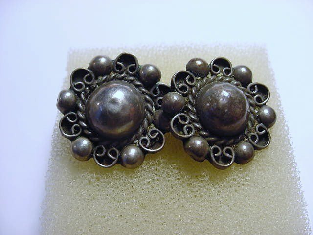 VINTAGE STERLING EARRINGS: VINTAGE STERLING EARRINGS