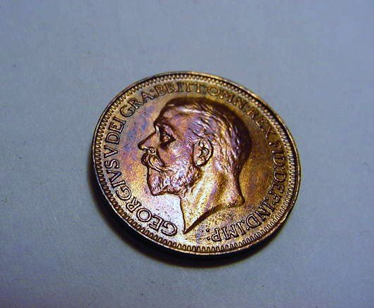 1932 BRITISH FARTHING B.U.: 1932 BRITISH FARTHING B.U.