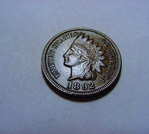 1892 INDIAN CENT: 1892 INDIAN CENT