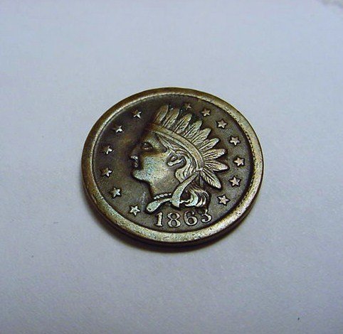 1863 CIVIL WAR TOKEN: 1863 CIVIL WAR TOKEN
