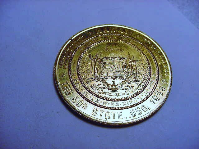 1959 HAWAII STATEHOOD MEDAL: 1959 HAWAII STATEHOOD MEDAL