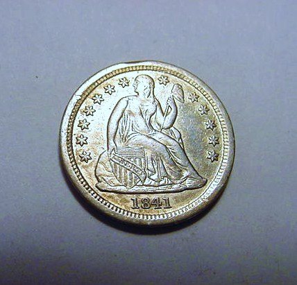 1841 SEATED DIME: 1841 SEATED DIME