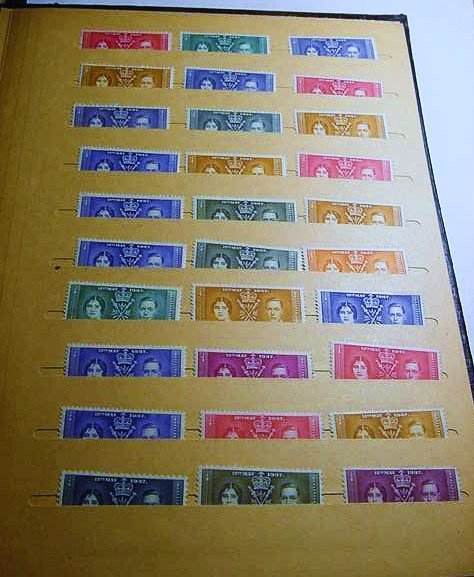 1937 BRITISH 145 SET CORONATION COLLECTION MINT: 1937 BRITISH 145 SET CORONATION COLLECTION MINT