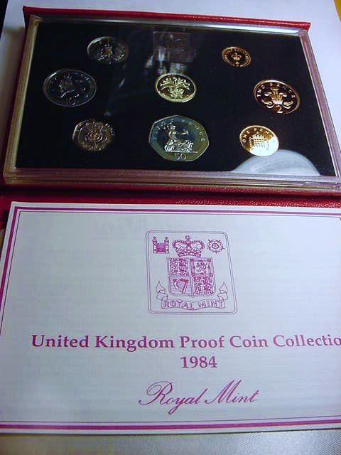 1984 U.K. PROOF COIN COLLECTION: 1984 U.K. PROOF COIN COLLECTION