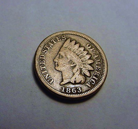 1863 INDIAN CENT: 1863 INDIAN CENT