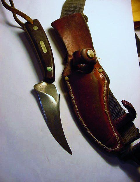 OLD TIMER SHEATH KNIFE: OLD TIMER SHEATH KNIFE
