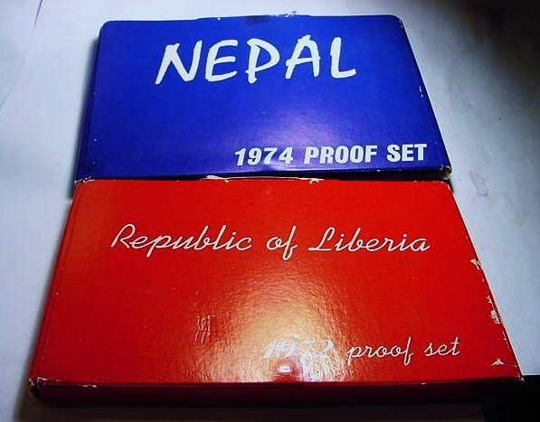 NEPAL & LIBERIA PROOF SETS: NEPAL & LIBERIA PROOF SETS