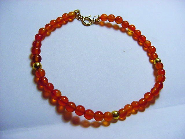CARNELIAN BRACELET: CARNELIAN BRACELET