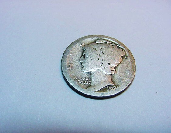 1921-D MERCURY DIME: 1921-D MERCURY DIME