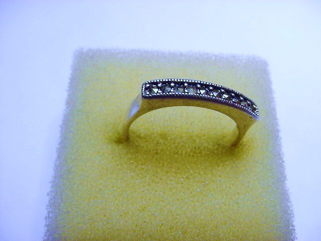 STERLING MARCASITE RING: STERLING MARCASITE RING