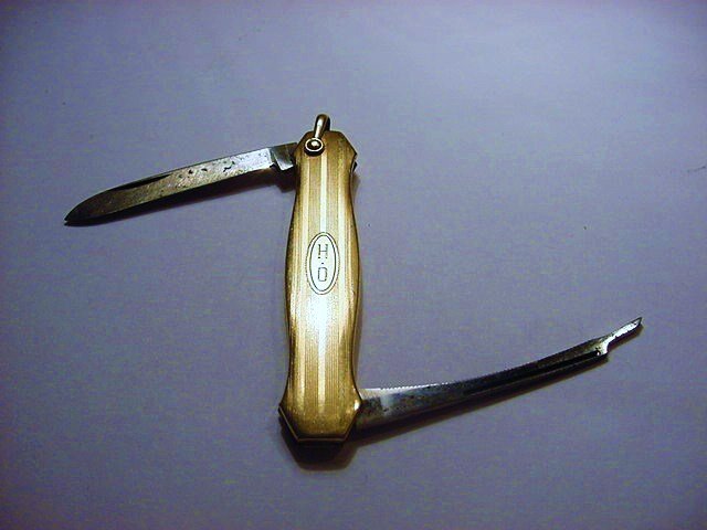 VINTAGE GOLD FILLED POCKET KNIFE: VINTAGE GOLD FILLED POCKET KNIFE