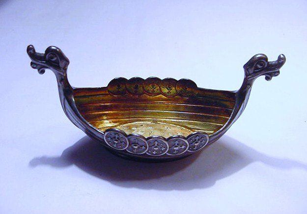 VINTAGE NORWAY STERLING SALT CELLAR: VINTAGE NORWAY STERLING SALT CELLAR