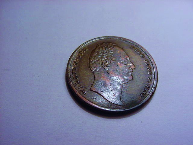 KING WILLIAM IIII TOKEN: KING WILLIAM IIII TOKEN