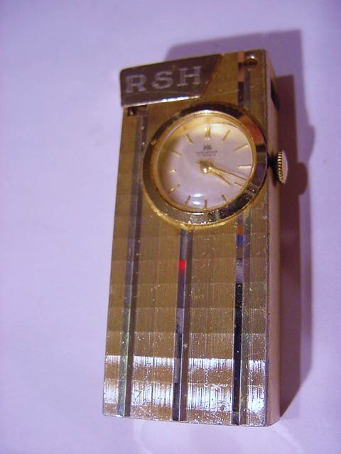 VINTAGE BUCHERER WATCH LIGHTER: VINTAGE BUCHERER WATCH LIGHTER