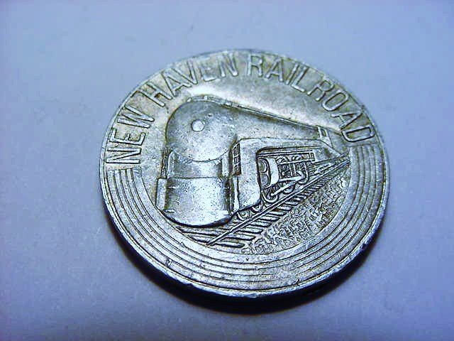 NEW HAVEN TRAIN TOKEN: NEW HAVEN TRAIN TOKEN