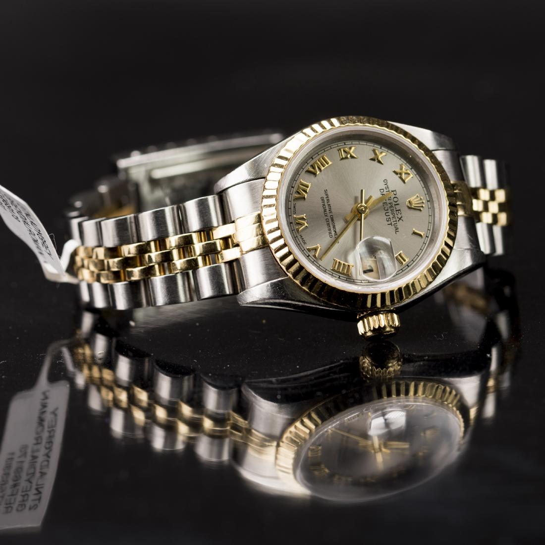 A ROLEX 18K YELLOW GOLD WATCH (1 of 2)