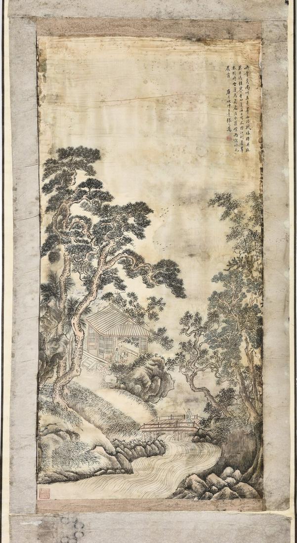 ZHANG ZHIWAN (1811-1897), LANDSCAPE: ZHANG ZHIWAN (1811-1897), LANDSCAPE H44 W21