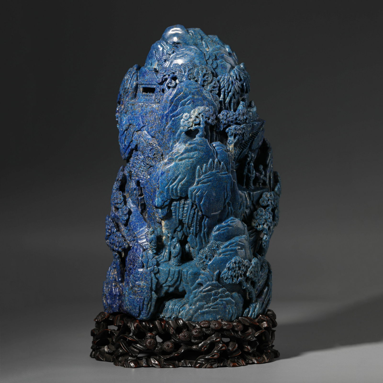Carved Lapis Lazuli Decoration Rock (1 of 10)