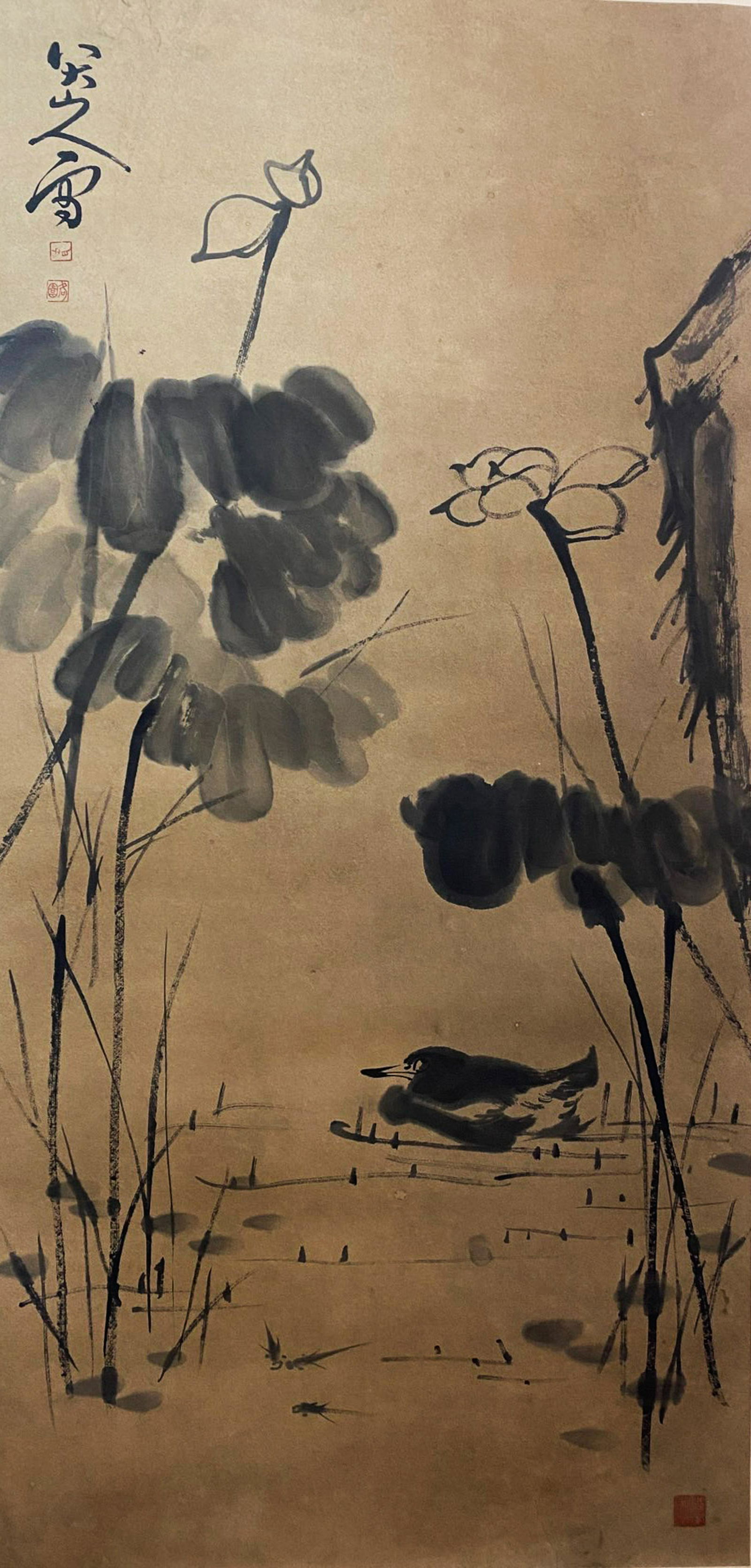 Zhu Da, Attributed to, Flower and Bird (1 of 8)