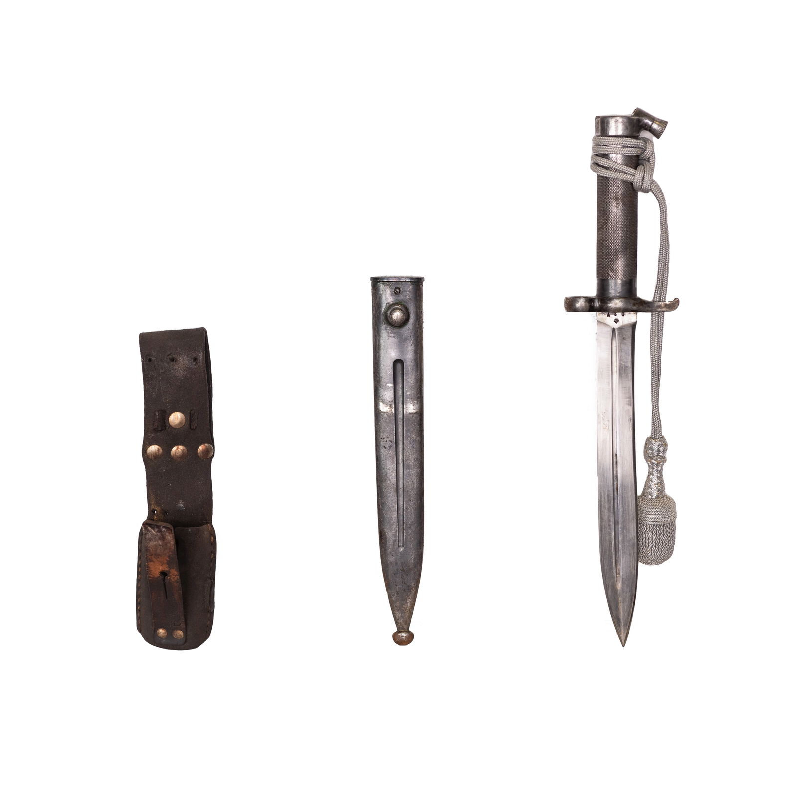 WWI GERMAN COMBAT KNIFE/BAYONET WITH ORIGINAL FROG (1 of 14)