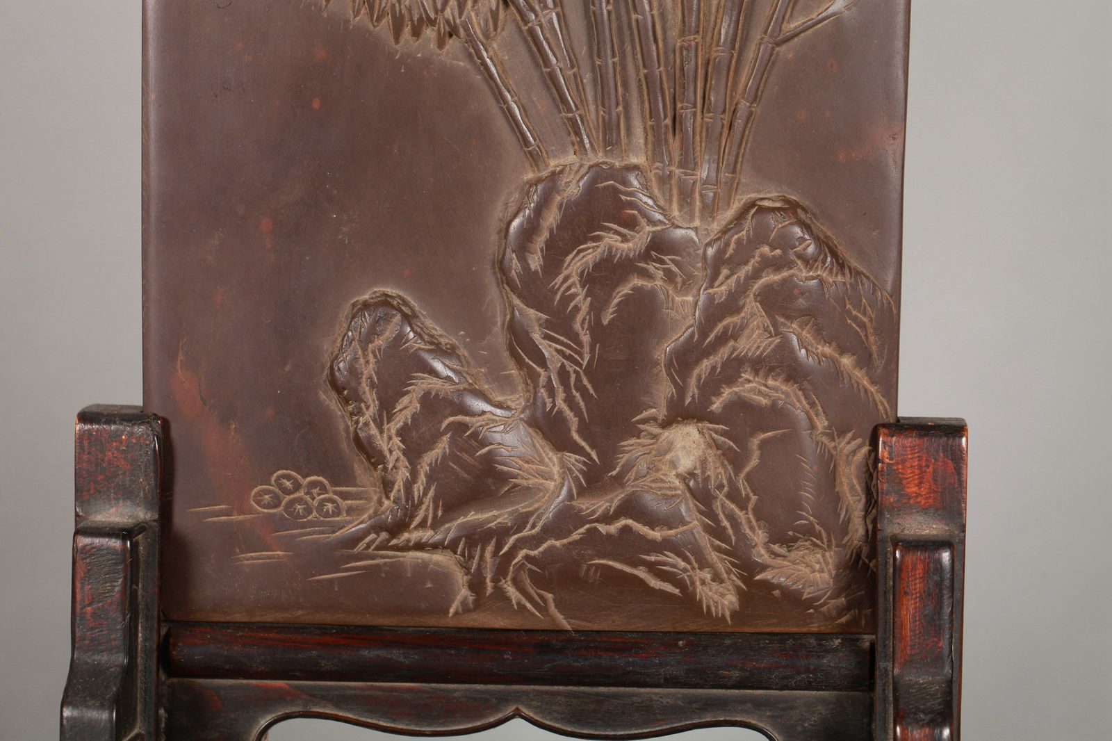 A DUAN STONE TABLE SCREEN - 5