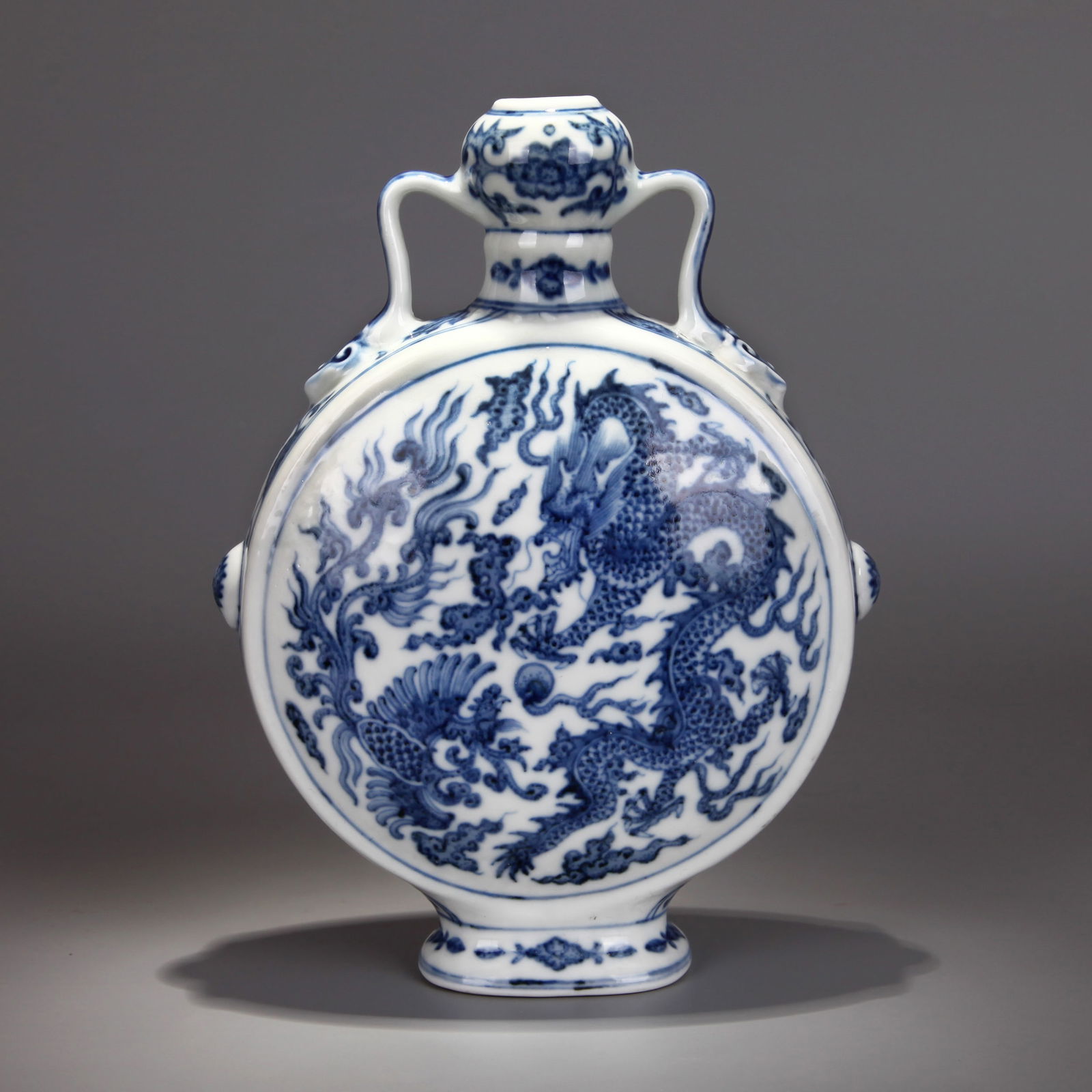 A BLUE AND WHITE MOON FLASK (1 of 8)