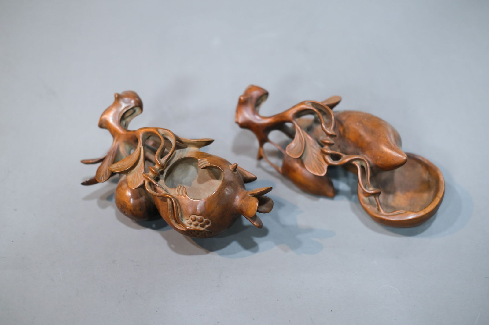 TWO BOXWOOD CARVINGS (1 of 4)