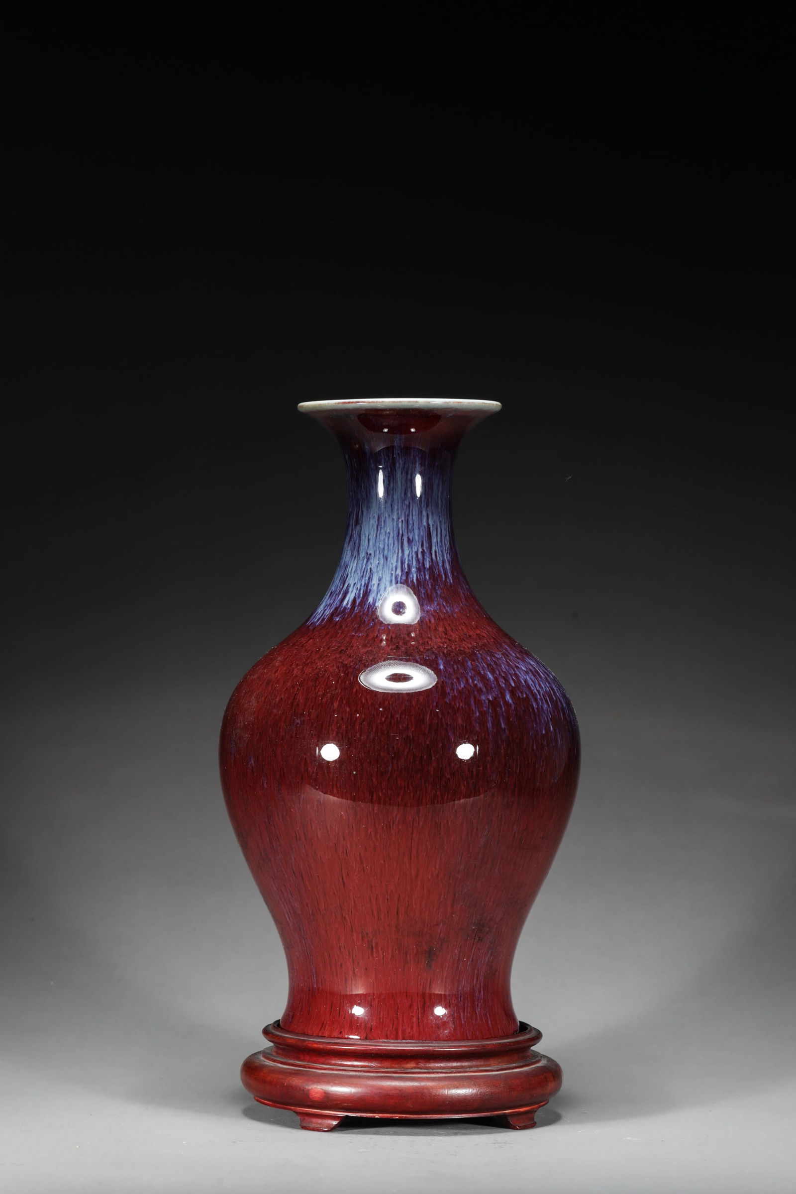 FLAMBE-GLAZED VASE - 2