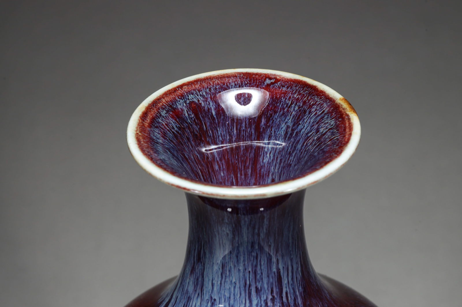 FLAMBE-GLAZED VASE - 3