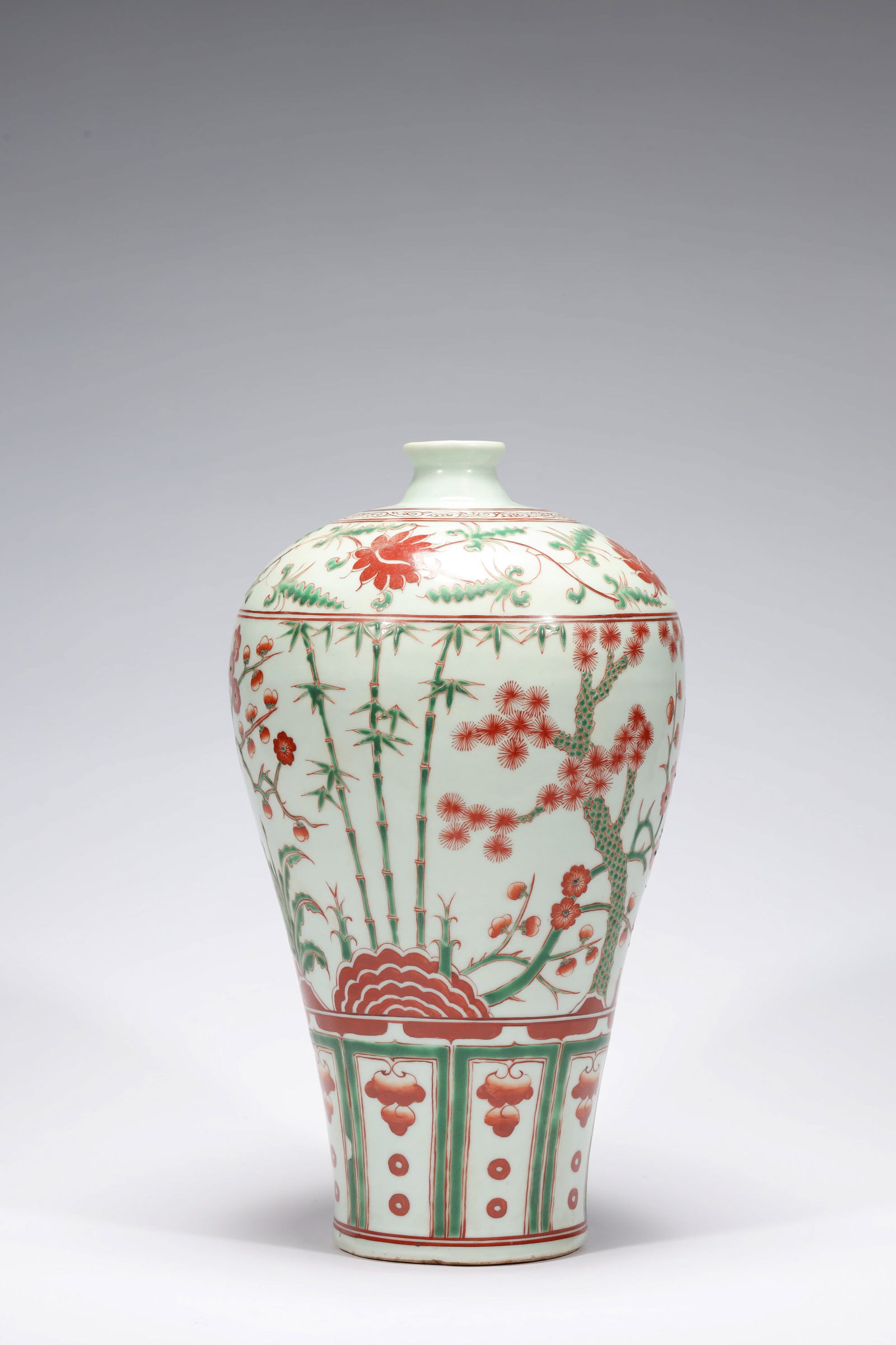 GREEN-GLAZED MEIPING VASE (1 of 6)