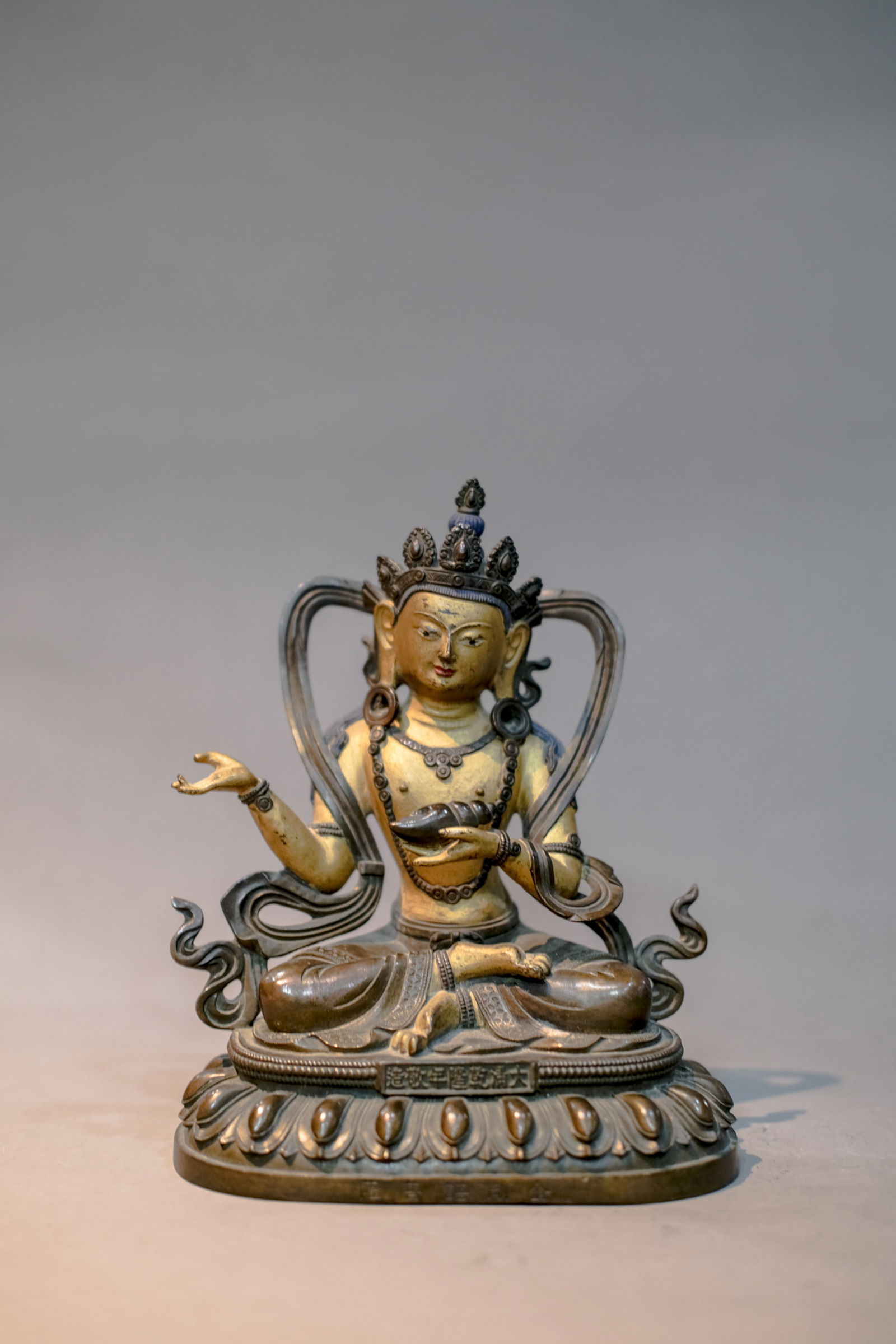 GILT BRONZE BUDDHA STATUE (1 of 8)