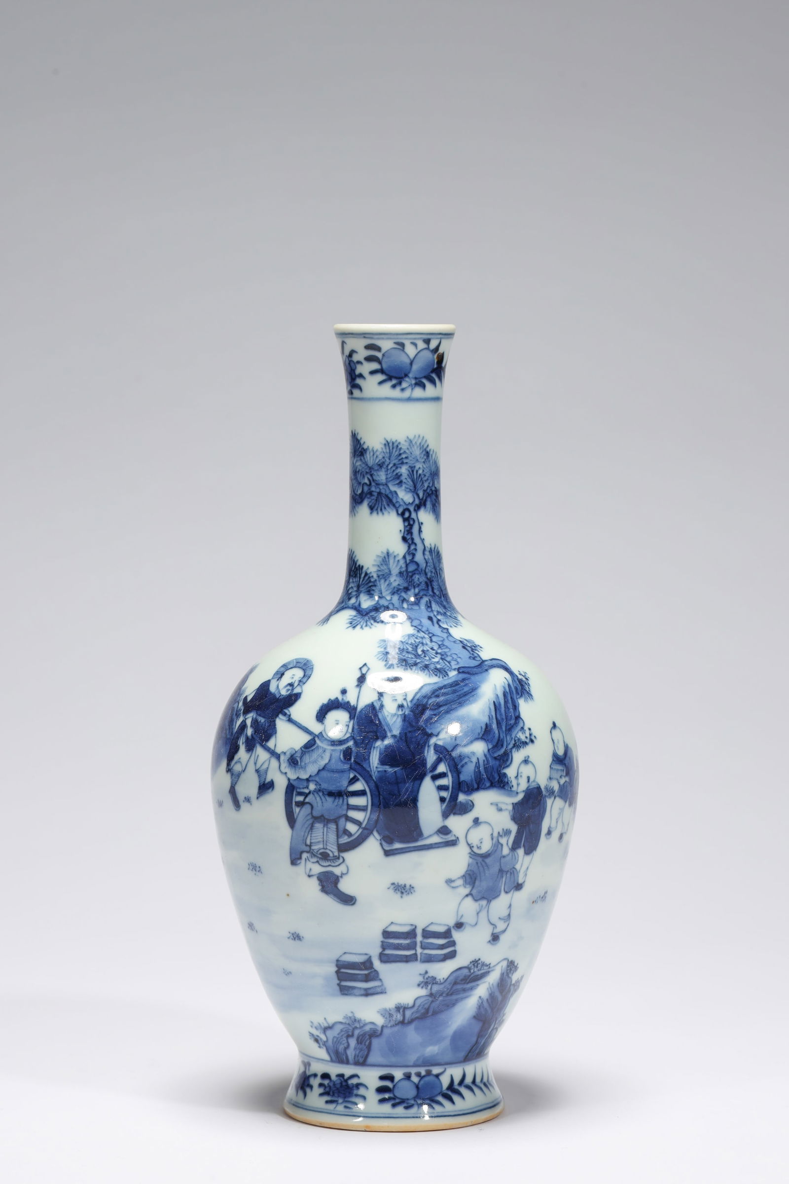 BLUE AND WHITE CHILDREN VASE (1 of 4)