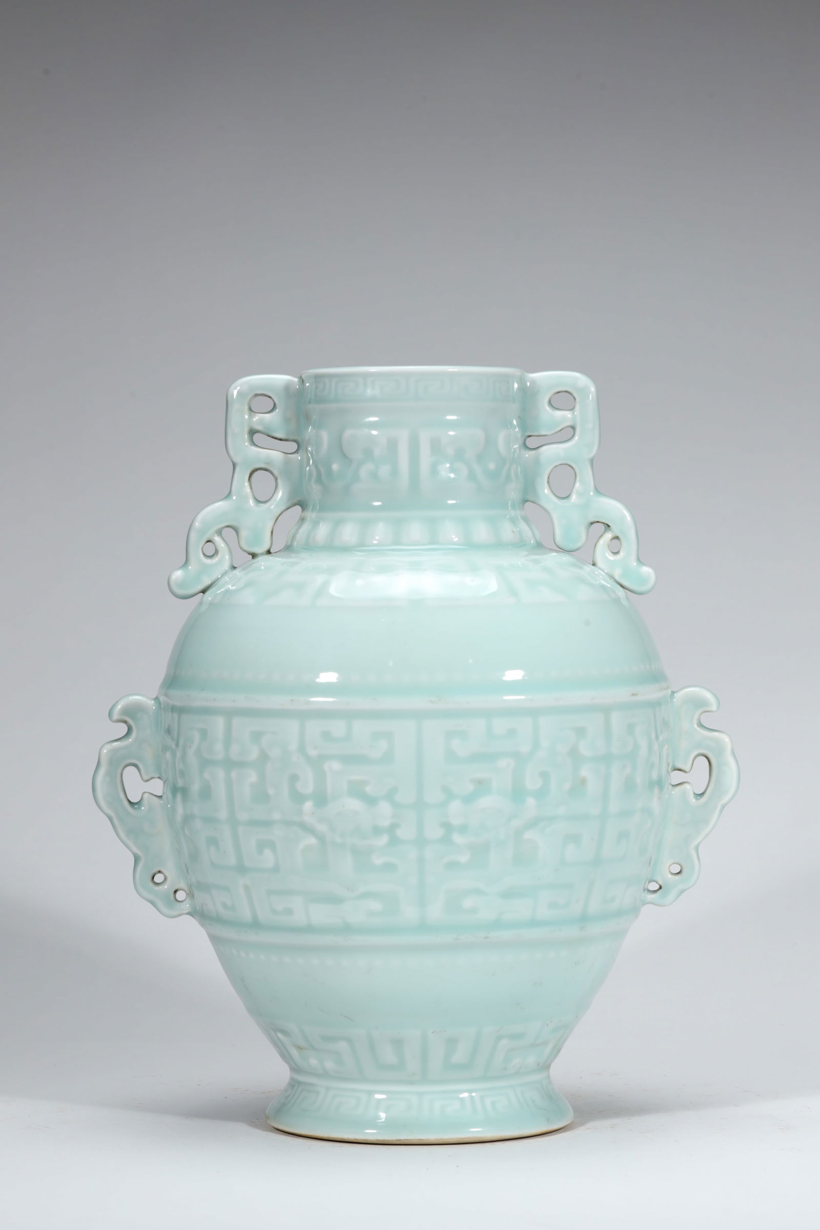 CLAIR-DE-LUNE DOUBLE-EARED VASE - 2