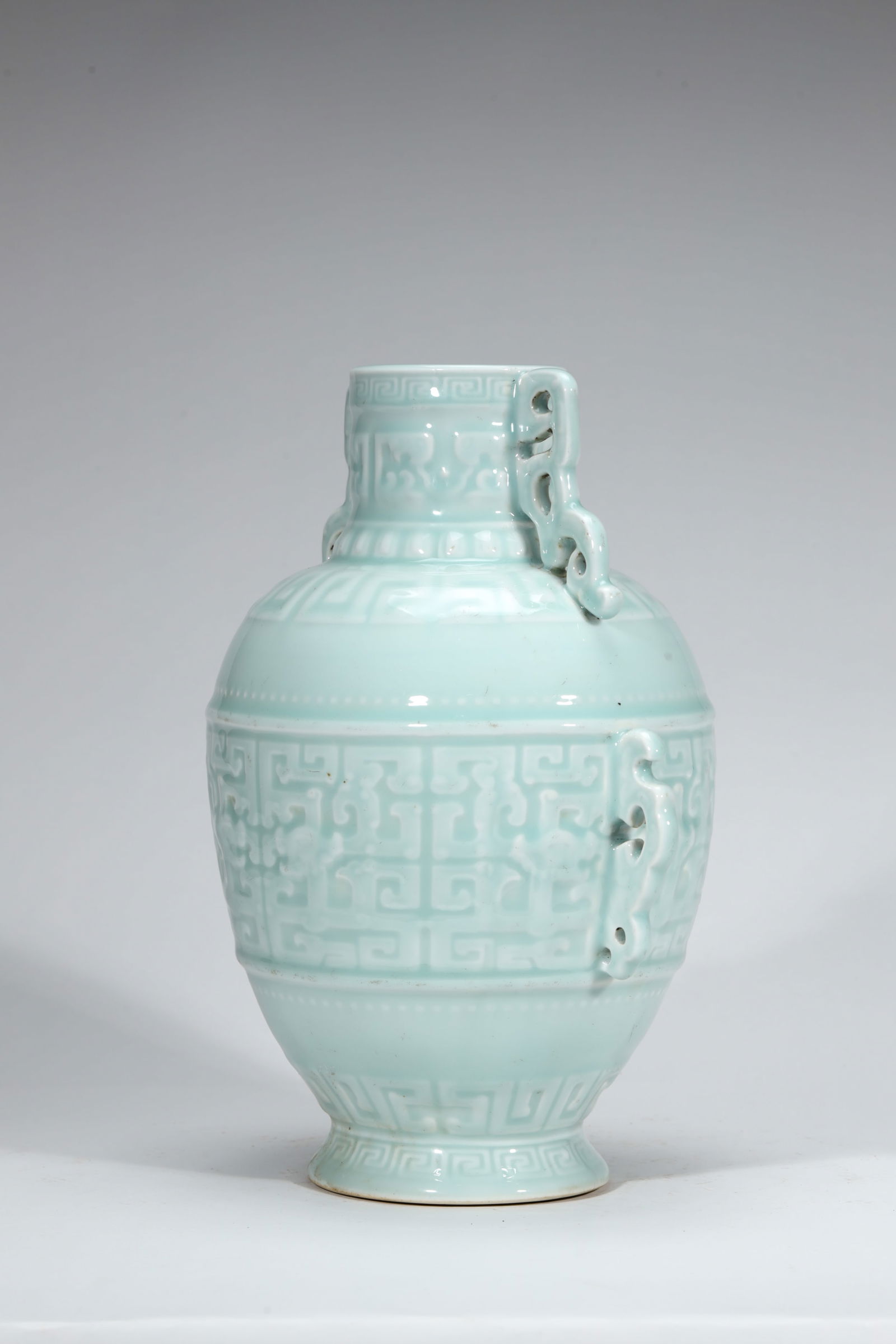 CLAIR-DE-LUNE DOUBLE-EARED VASE - 3