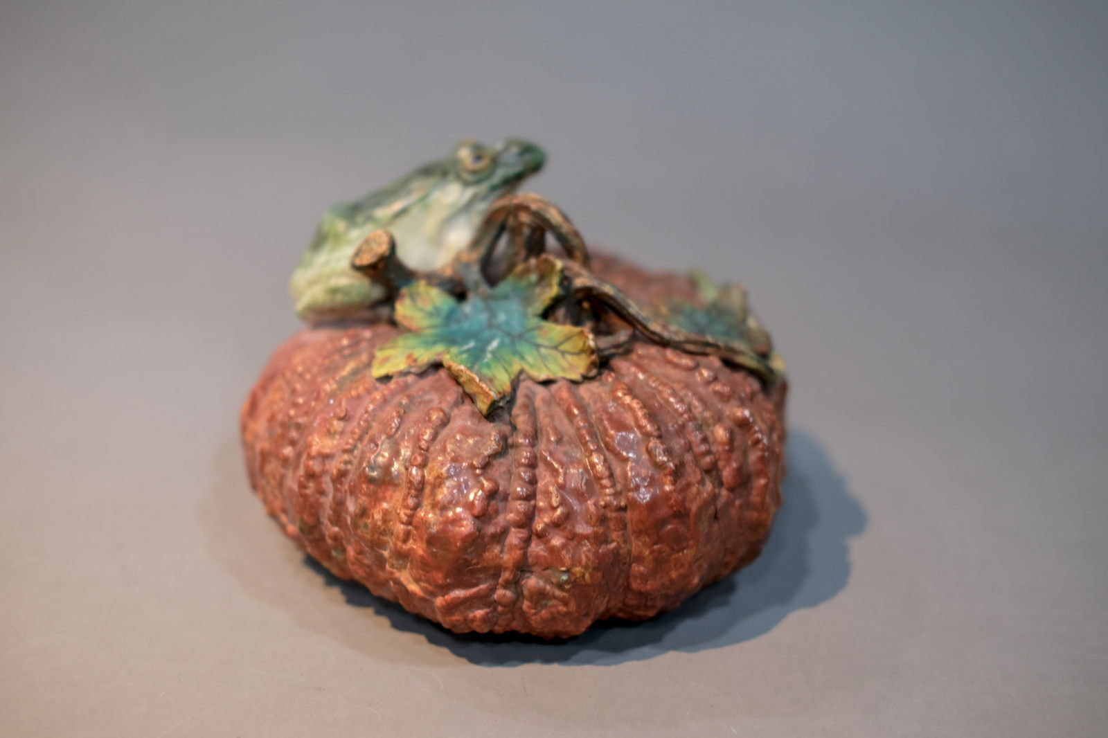 BIONIC PORCELAIN PUMPKIN-SHAPE ORNAMENT - 2
