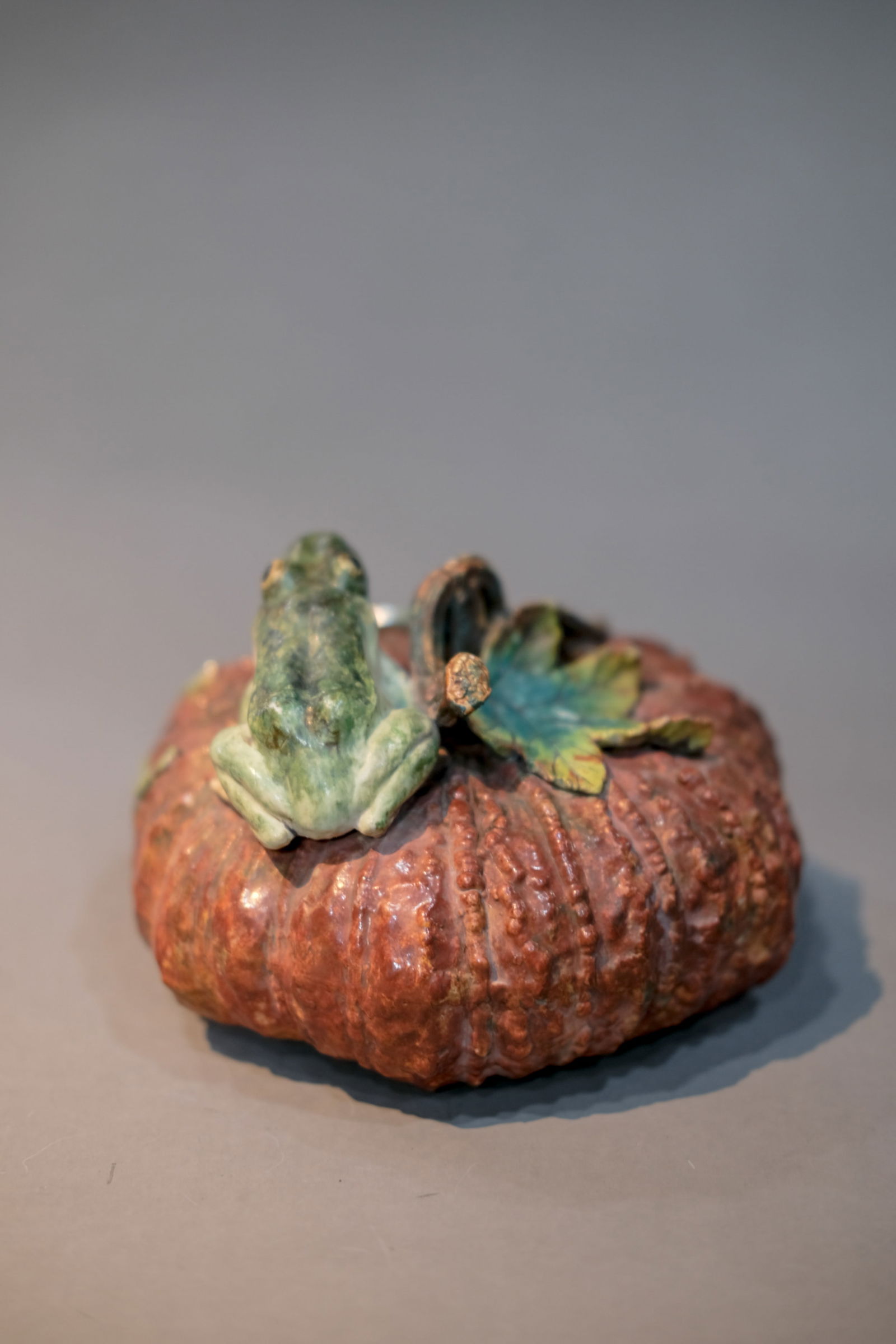 BIONIC PORCELAIN PUMPKIN-SHAPE ORNAMENT - 3