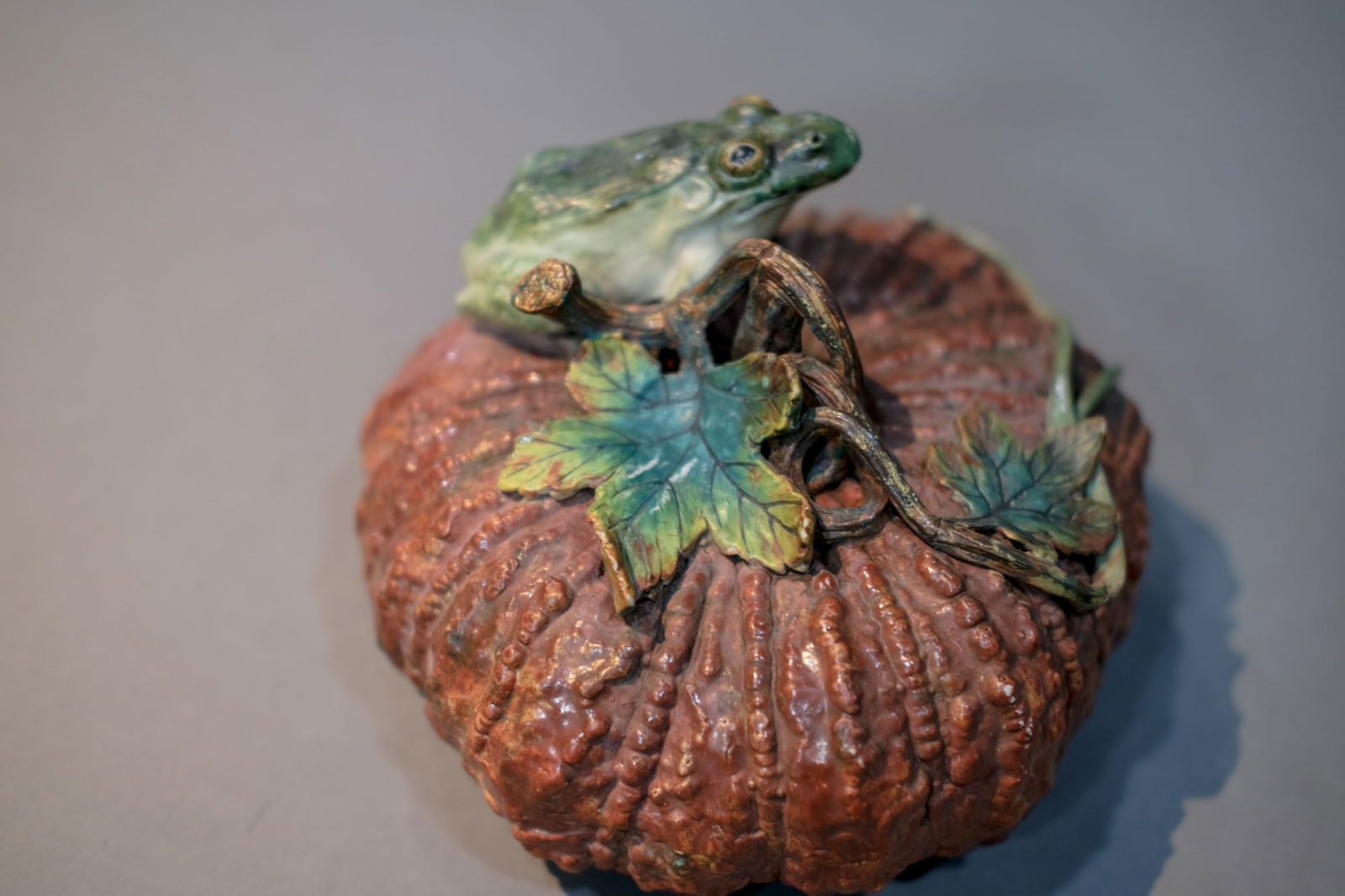 BIONIC PORCELAIN PUMPKIN-SHAPE ORNAMENT - 4