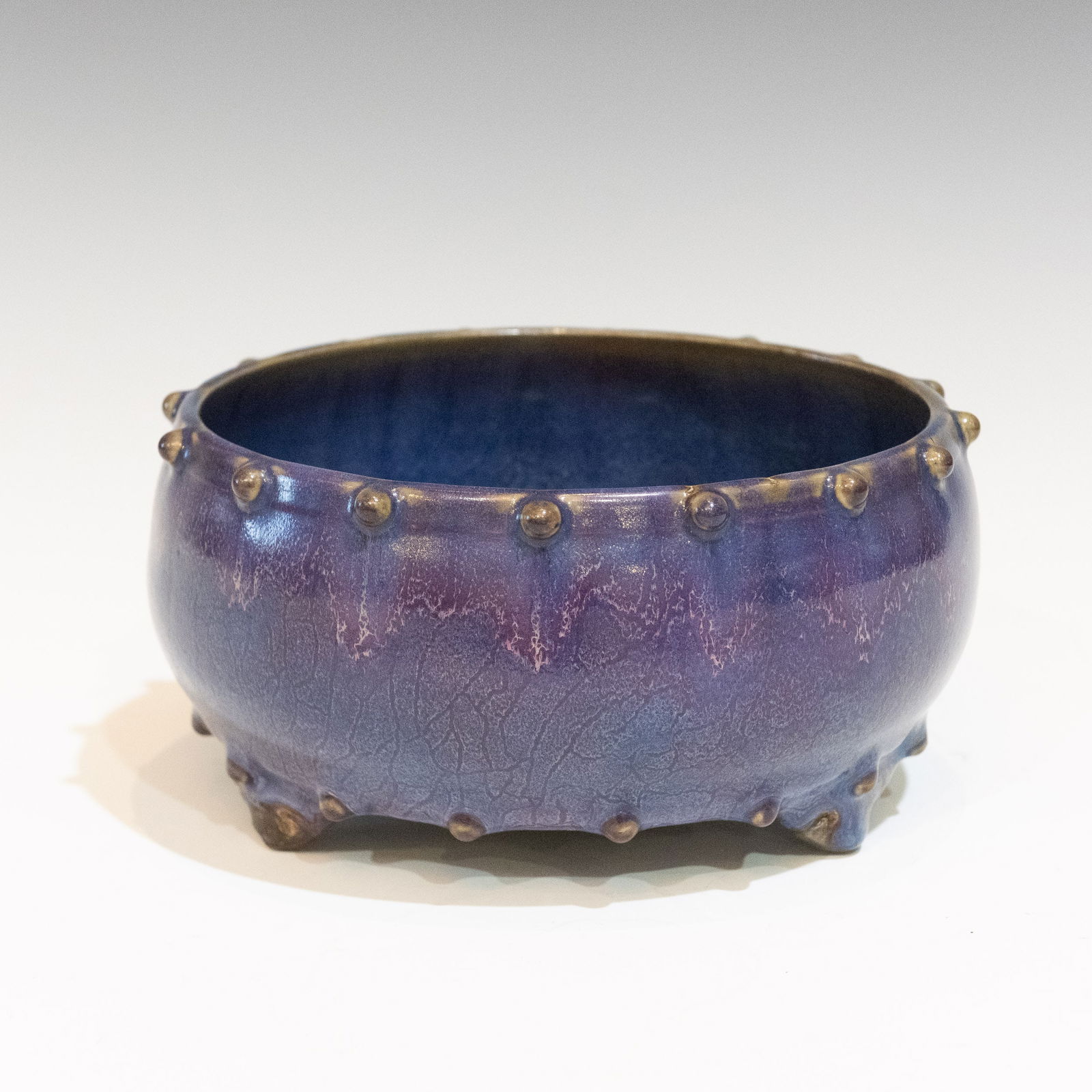 A CHINESE TRIPOD JUN-STYLE BRUSH WASHER (1 of 7)