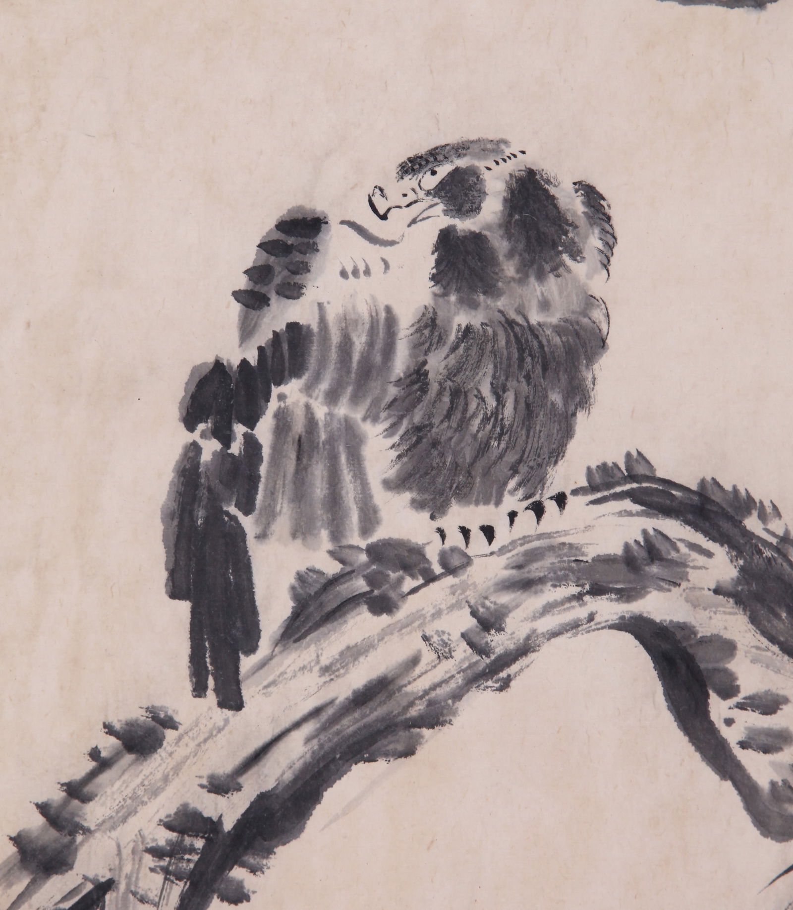 BADA SHANREN, ATTRIBUTED TO, EAGLE, HANGING SCROLL - 3