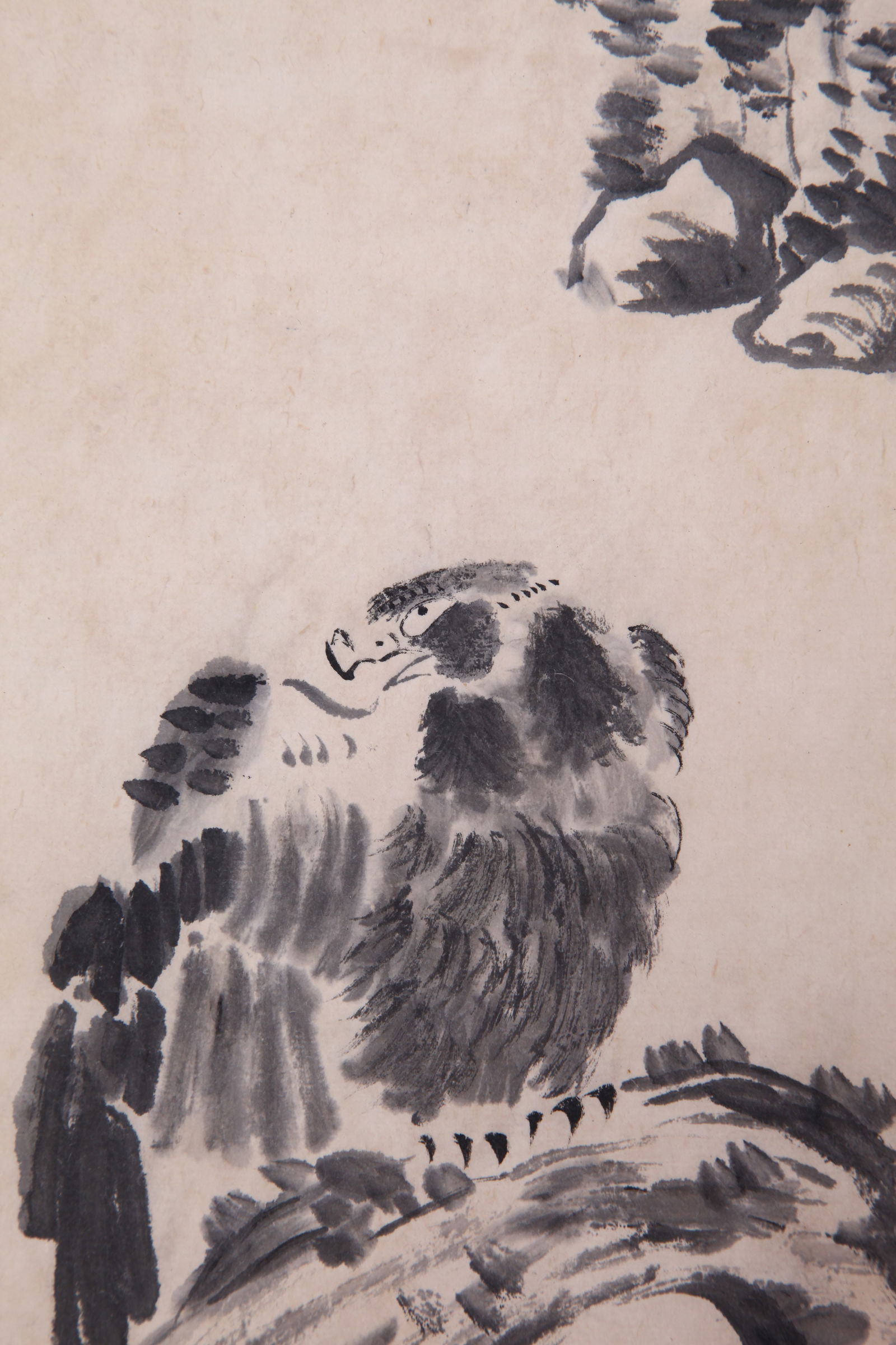 BADA SHANREN, ATTRIBUTED TO, EAGLE, HANGING SCROLL - 6