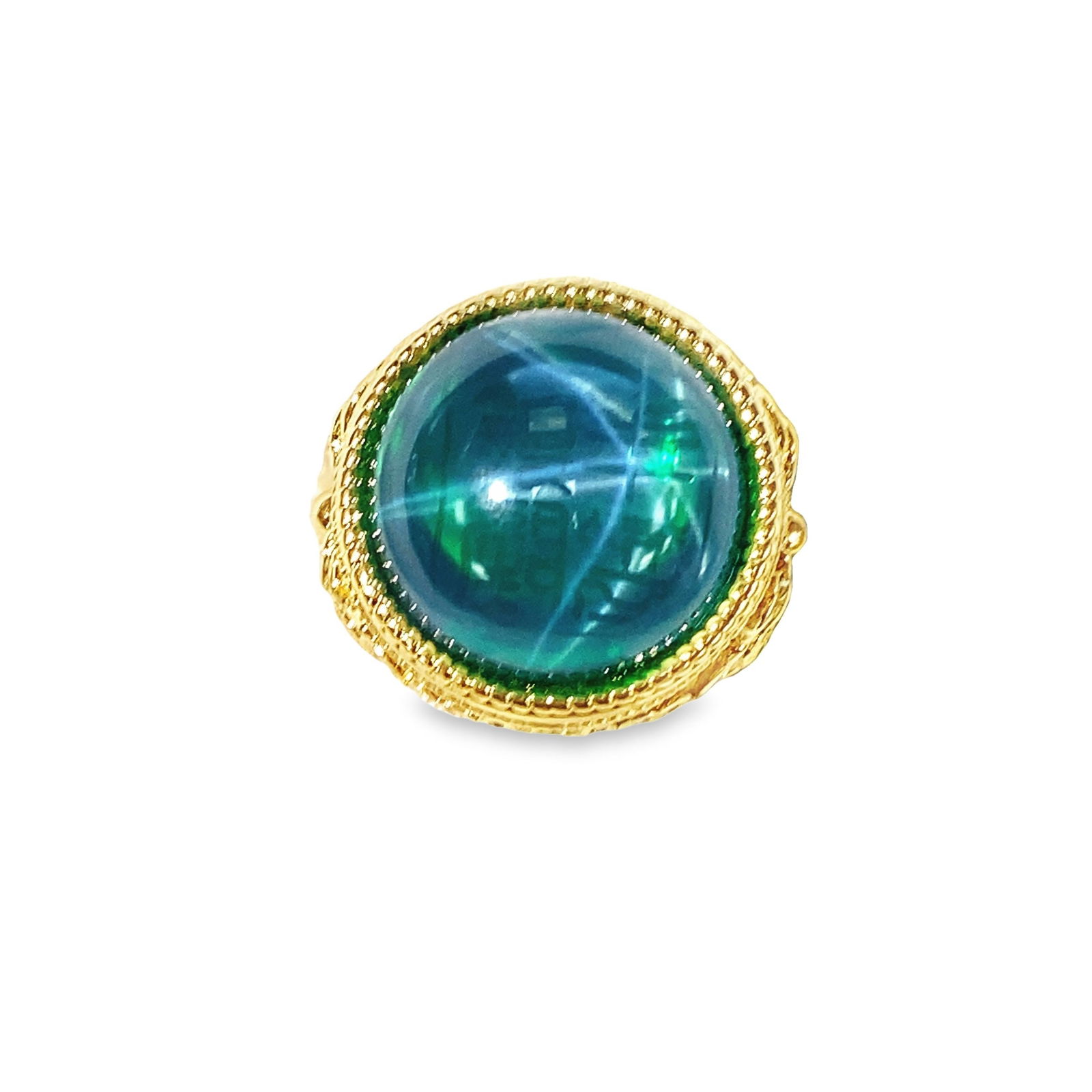 A GEMSTONE RING - 5