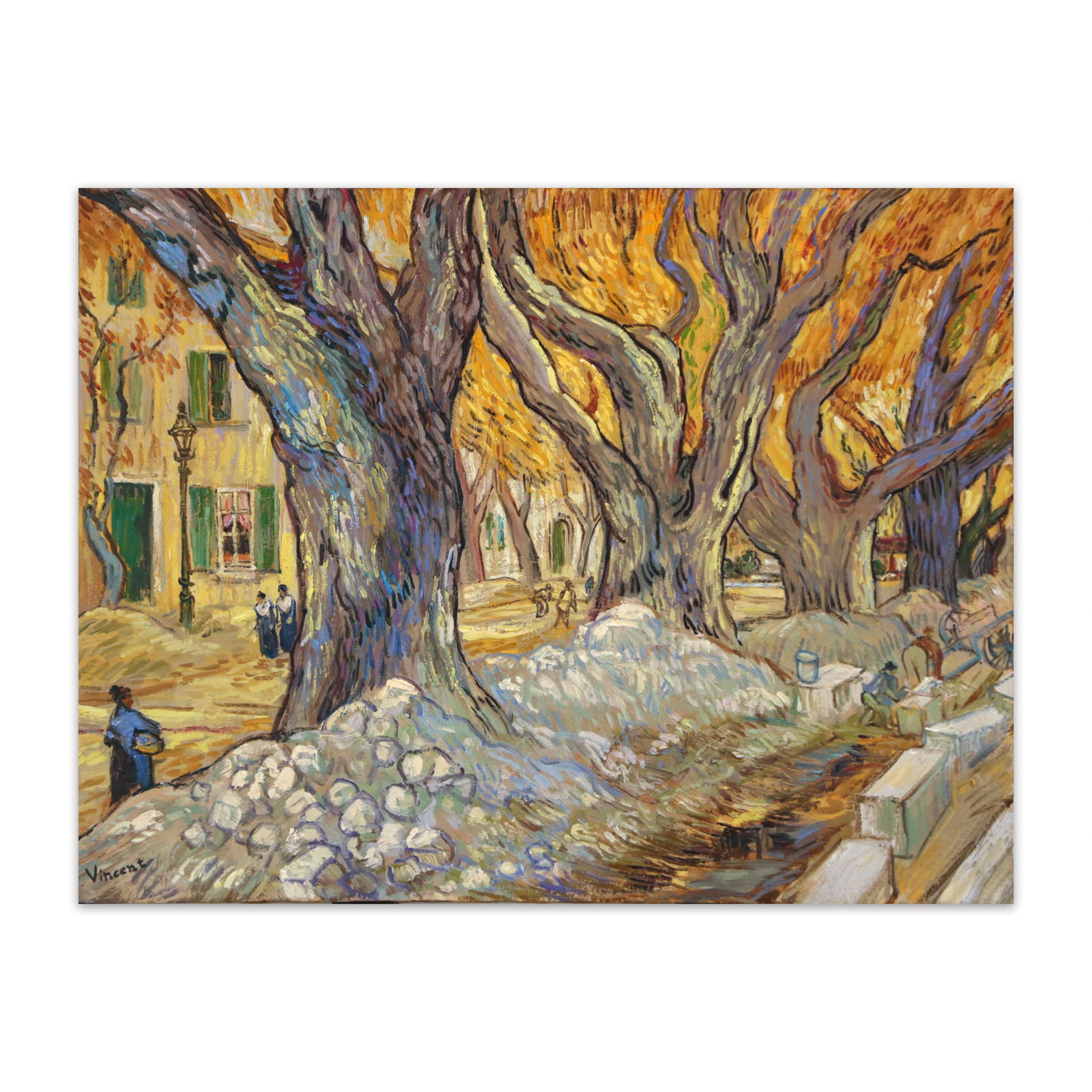 VINCENT VAN GOGH (1853-1890), ATTRIBUTED TO, OIL ON CANVAS (1 of 2)