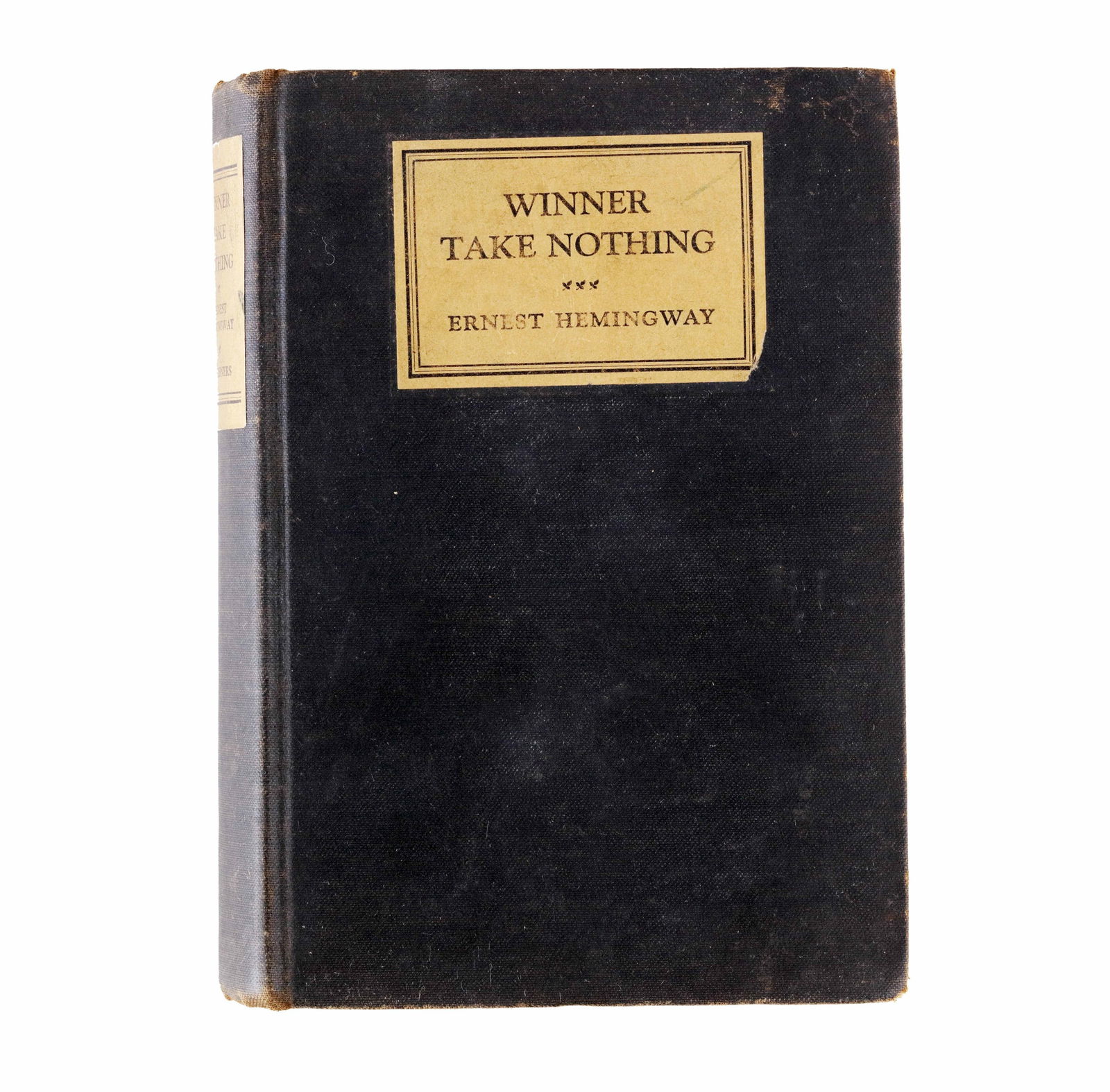 ERNEST HEMINGWAY BOOK 'FOR WHOM THE BELL TOLLS' BEARING SIGNATURE: A first edition, first printing of 'For Whom the Bell Tolls', published in 1940 by Charles Scribner's Sons, New York. The volume is identified by the 'A' and Scribner's Seal on the copyright page. The
