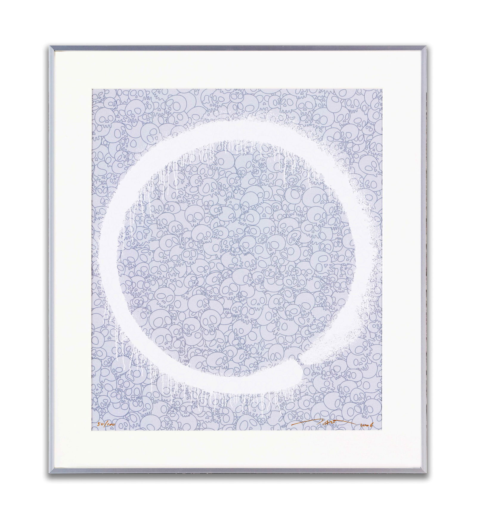 TAKASHI MURAKAMI (B.1962), ATTRIBUTED TO, OFFSET LITHOGRAPH: An offset lithograph showcasing blending of high art and pop culture aesthetics. Dimensions: Image Size: 16 1/2 x 13 3/4 in (42 x 35 cm). All measurements are approximate. Note: Takashi Murakami devel