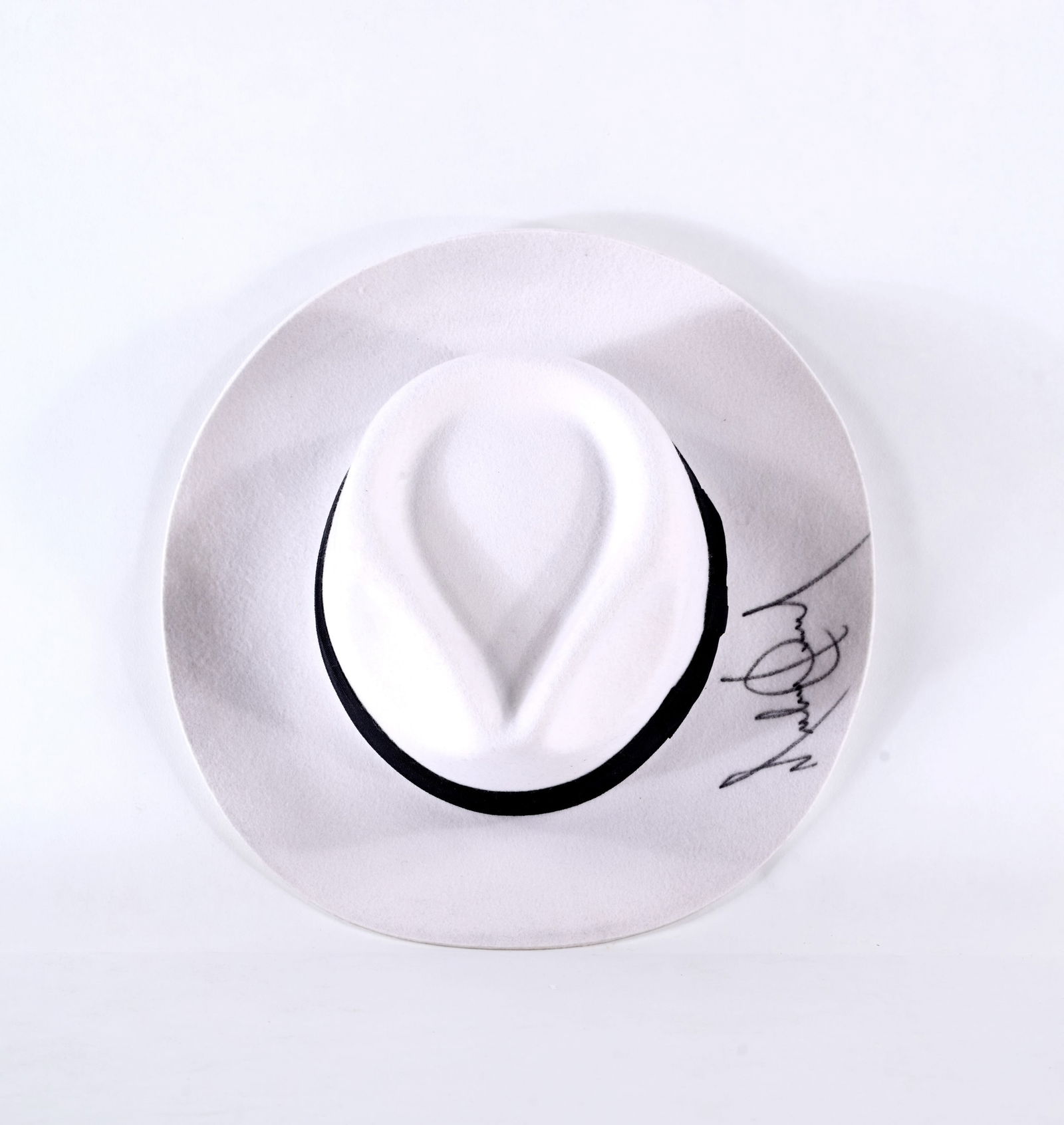 FEDORA HAT BEARING SIGNATURE (1 of 3)