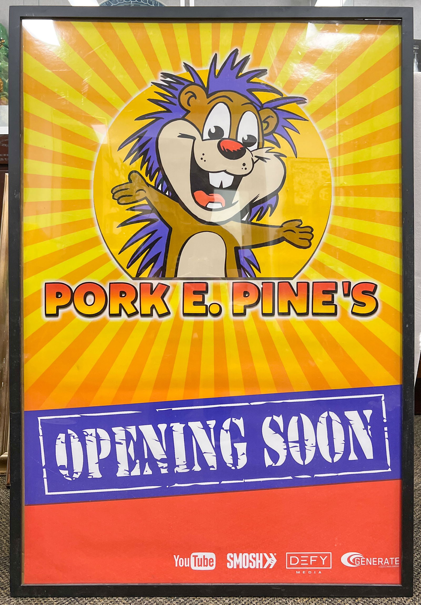 POSTER, PORK E. PINE'S - 2