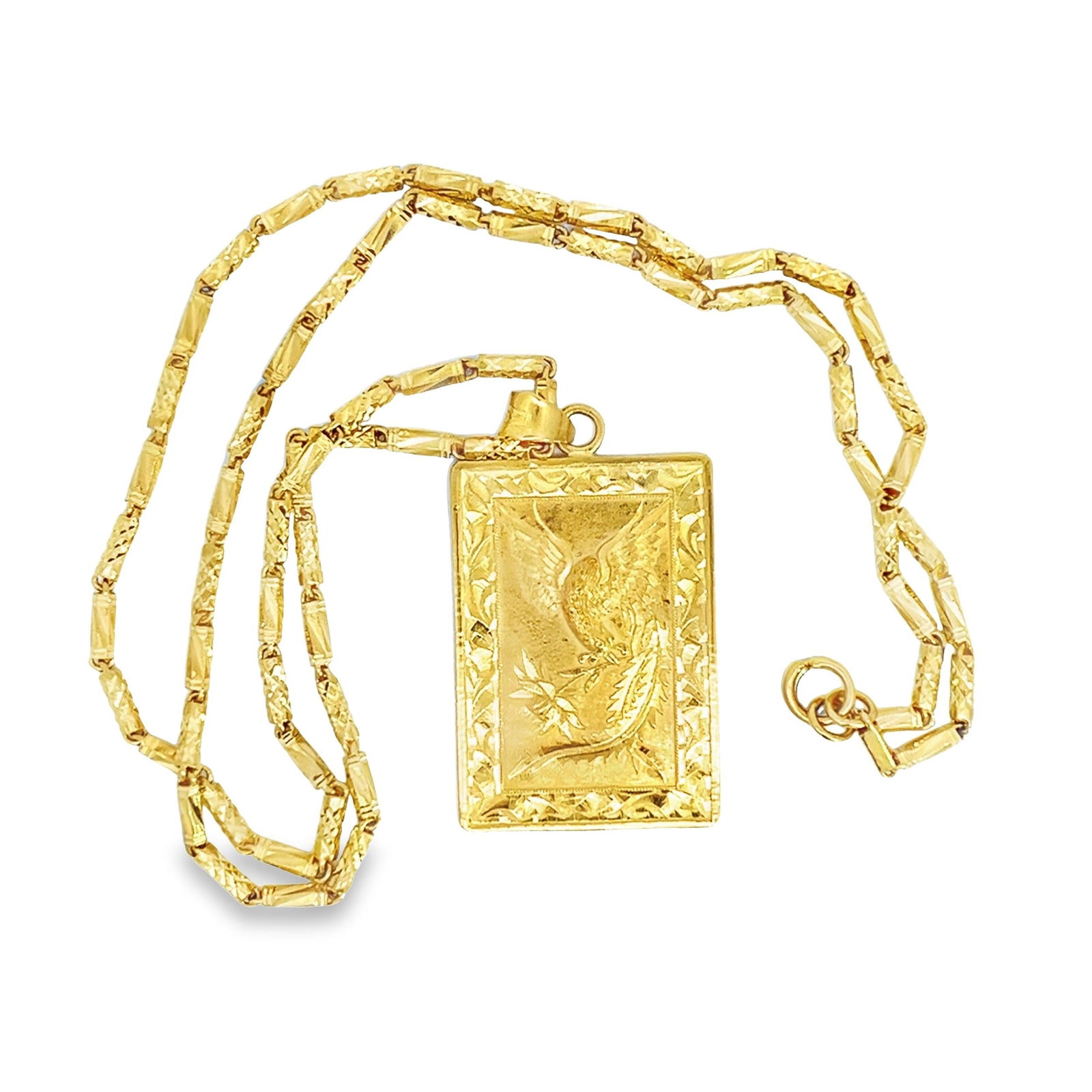 24K GOLD PENDANT NECKLACE (1 of 5)