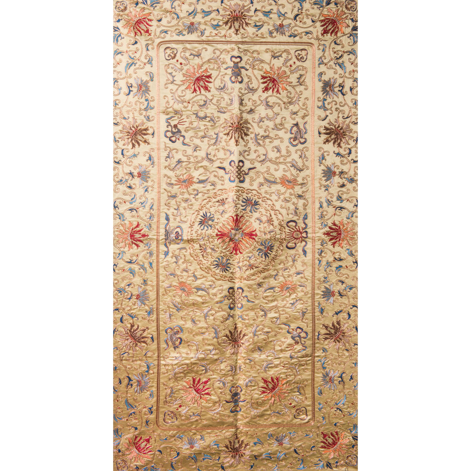 A LARGE CHINESE EMBROIDERY (1 of 3)