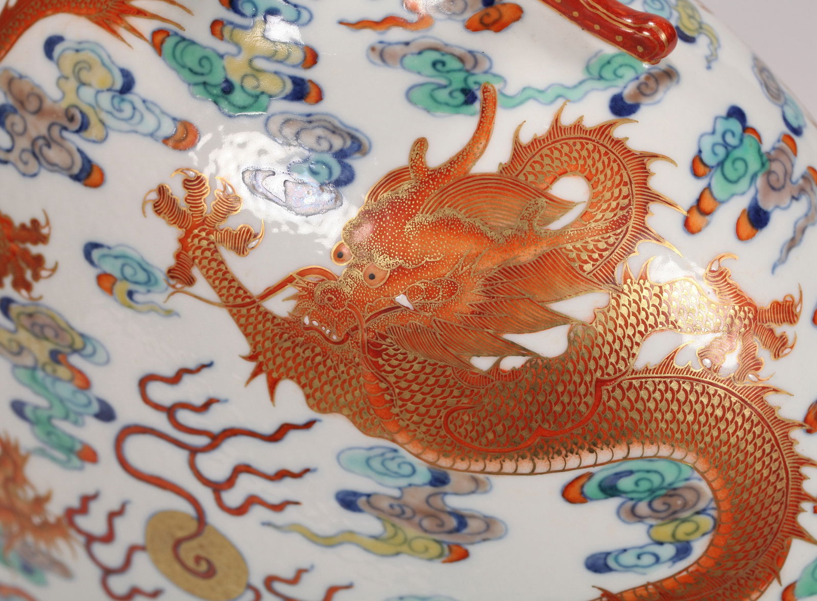 A DOUCAI MOON FLASK - 7