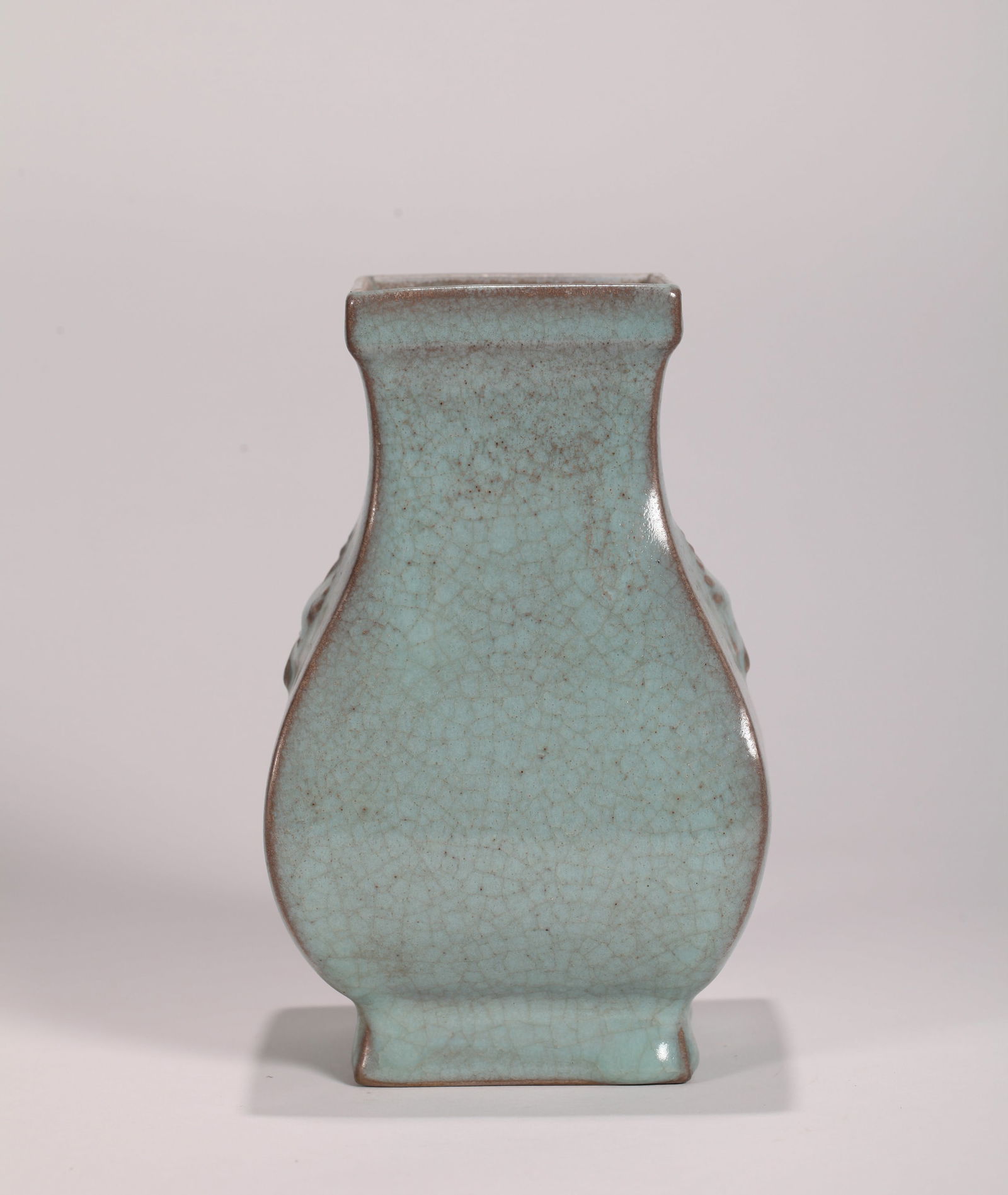 A RU-TYPE SQUARE VASE - 2